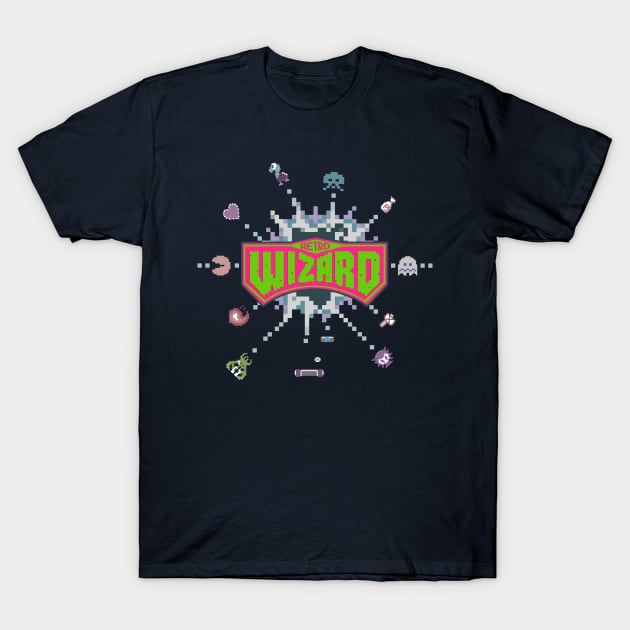 Retro Wizard T-Shirt by TheHookshot